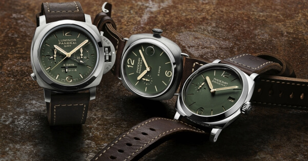 Officine Panerai Green Dial Collection