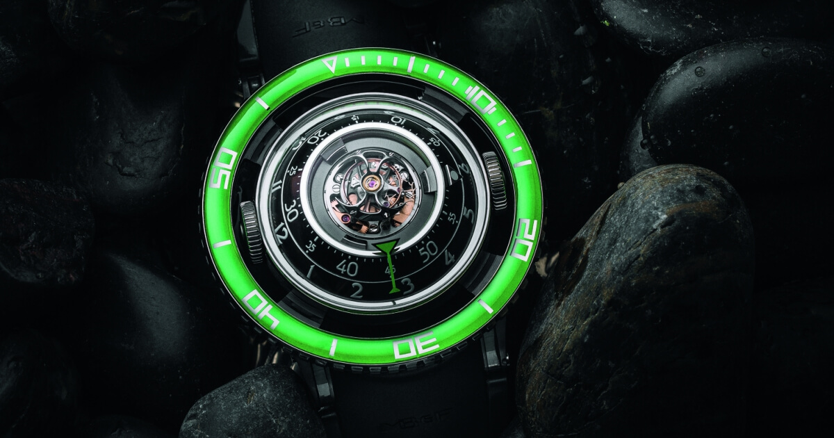  MB&F Horological Machine No.7 Aquapod Titanium Green