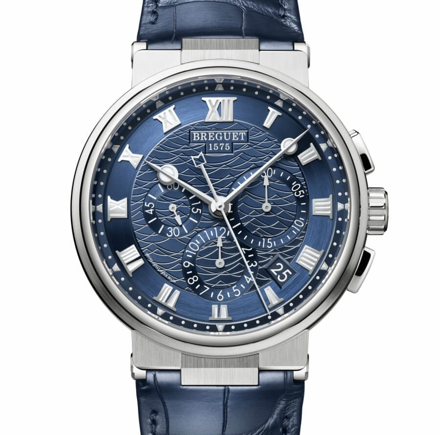 Breguet Marine Chronograph 5527 Blue Dial