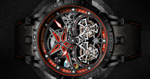 Roger Dubuis Excalibur Spider Pirelli Flying Double Tourbillon