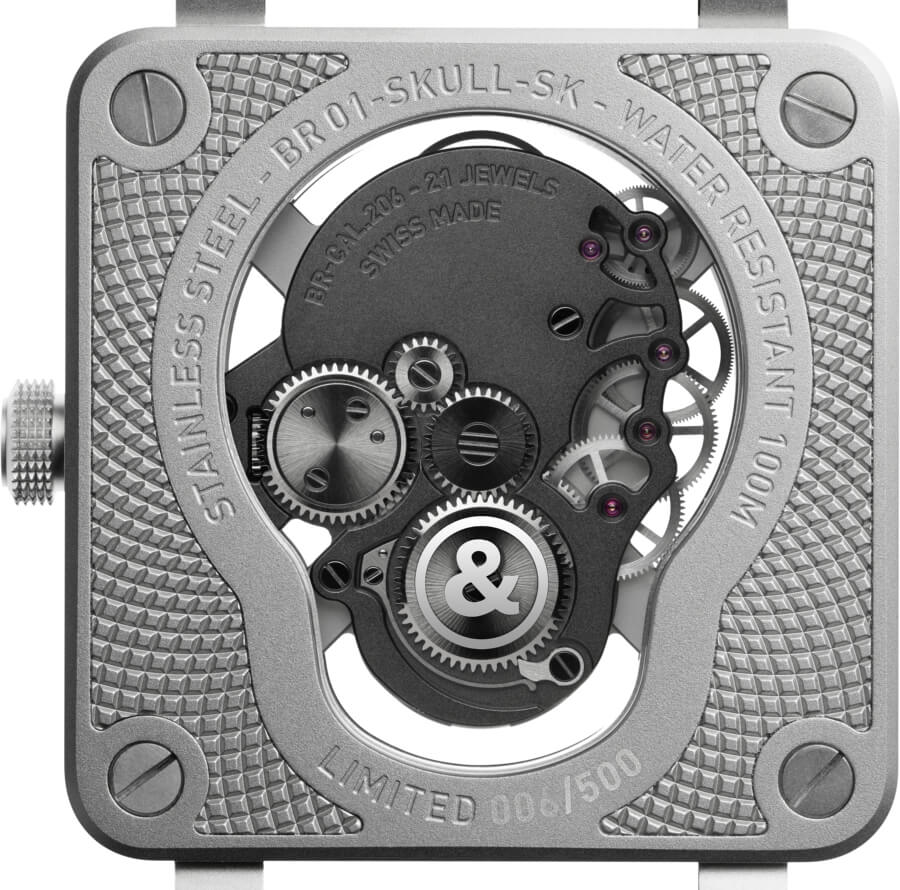 Bell & Ross BR 01 Laughing Skull Movement