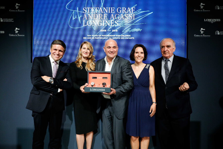 Longines Stefanie Graf and  Andre Agassi 