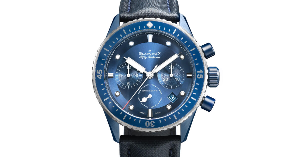 Blancpain Fifty Fathoms Bathyscaphe Bucherer Blue Editions