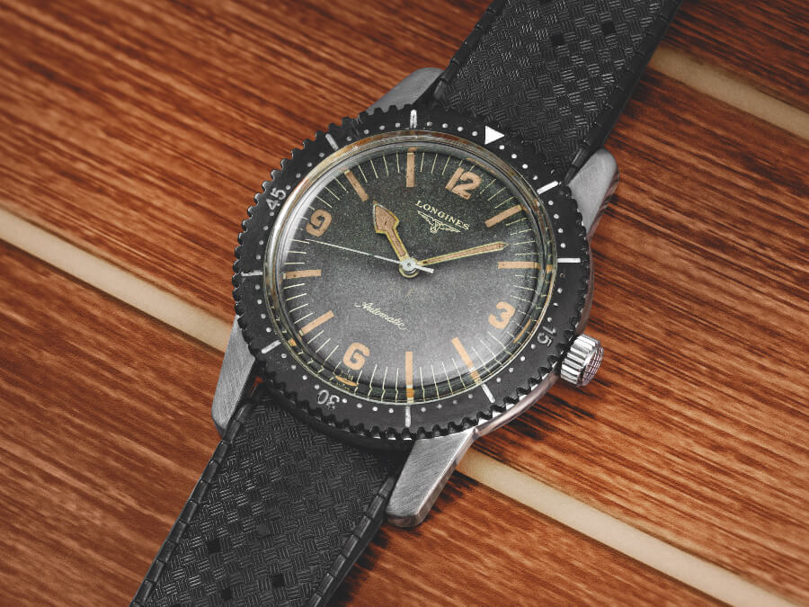 The Longines first diver watch