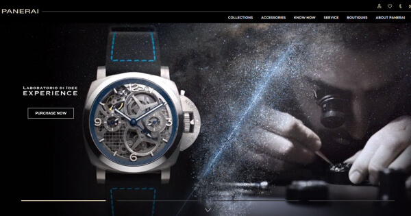 Panerai Modernises Its Website And Launches E-Commerce For Europe