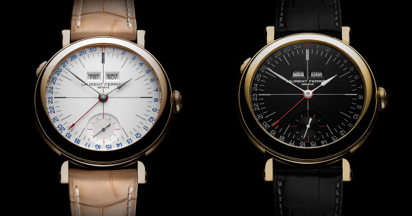 Pre SIHH 2019: Laurent Ferrier Galet Annual Calendar School Piece Opaline Black & White