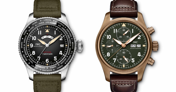 Pre SIHH 2019: IWC Pilot’s Watch Timezoner Spitfire Edition "The Longest Flight" and Chronograph Spitfire