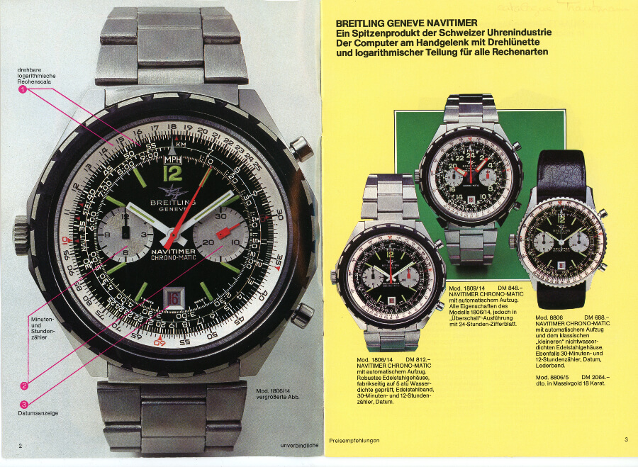 Breitling Catalog 1977-1978