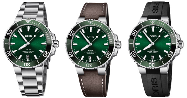 The New Oris Aquis Date Green Dial (Pictures and Price)