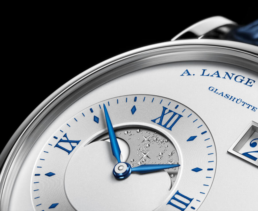 A. Lange & Sohne Grand Lange 1 Moon Phase “25th Anniversary”  Dial