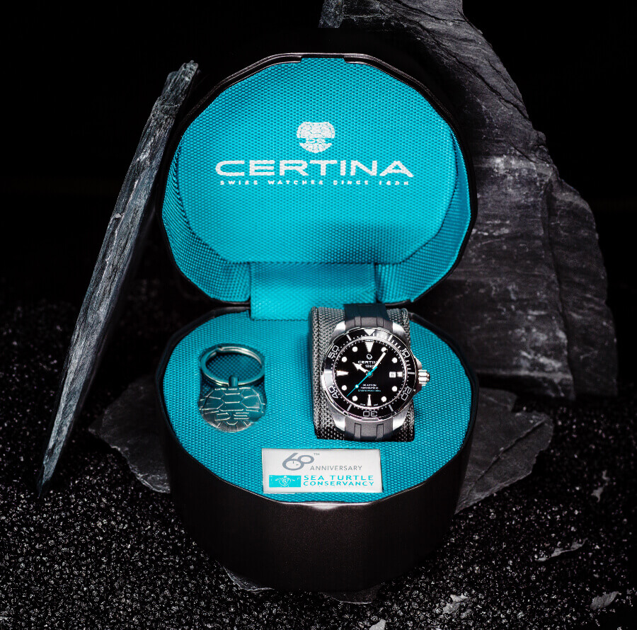 Certina DS Action Diver Sea Turtle Conservancy 60th Anniversary Full Box