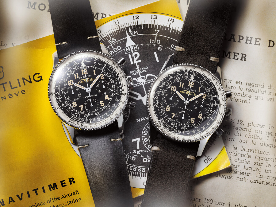 Breitling Navitimer Ref 806 1959 Re-Edition and the historical Navitimer Ref 806 from 1959 