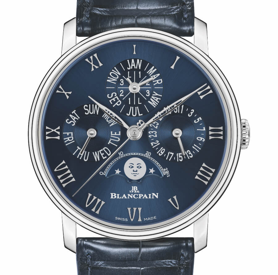 Blancpain Perpetual Calendar Blue Dial