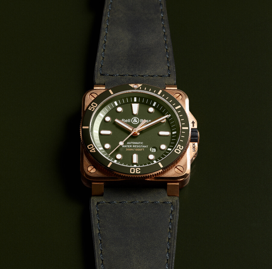 Bell & Ross BR 03-92 Diver Green Bronze Watch Review