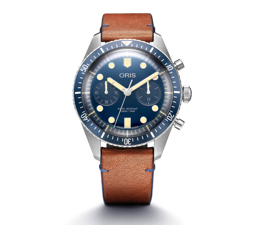 Oris Divers Sixty-Five Chronograph Bucherer Blue Editions