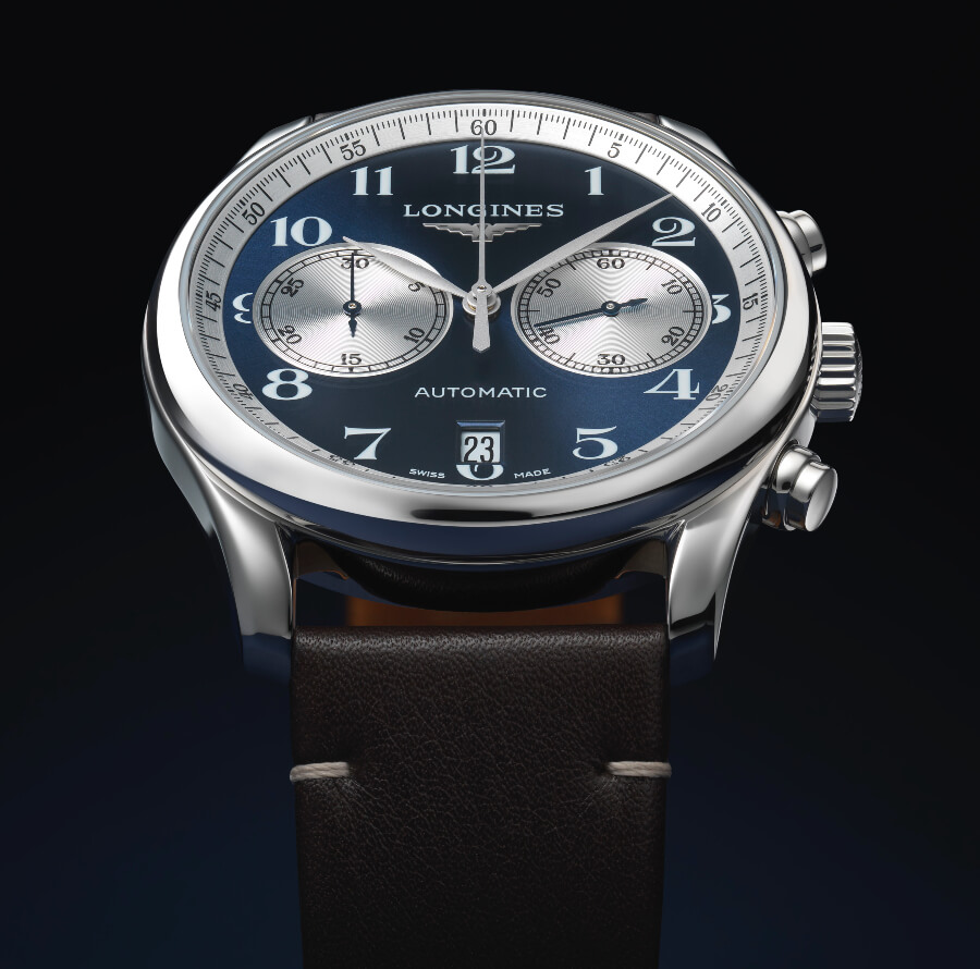 The New Longines Master Collection Chronograph Bucherer Blue Editions