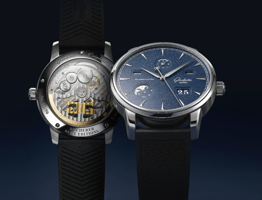 Glashutte Original Senator Excellence Perpetual Calendar Bucherer Blue Editions Watch Review