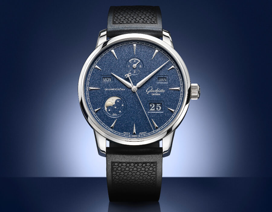 The New Glashutte Original Senator Excellence Perpetual Calendar Bucherer Blue Editions 