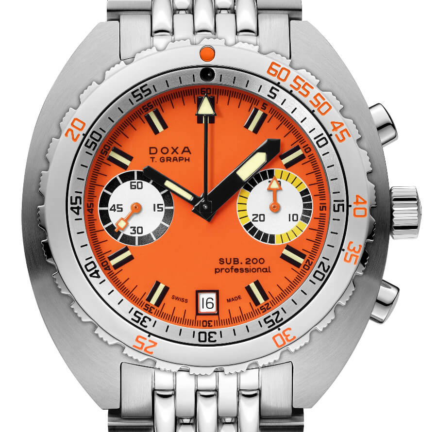 Doxa Sub 200 T.Graph in Stainless Steel 