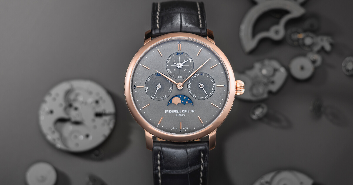 Frederique Constant Presents Two New Slimline Perpetual Calendar Manufacture Timepieces