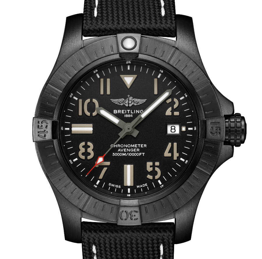 Breitling Avenger Automatic 45 Seawolf Night Mission 