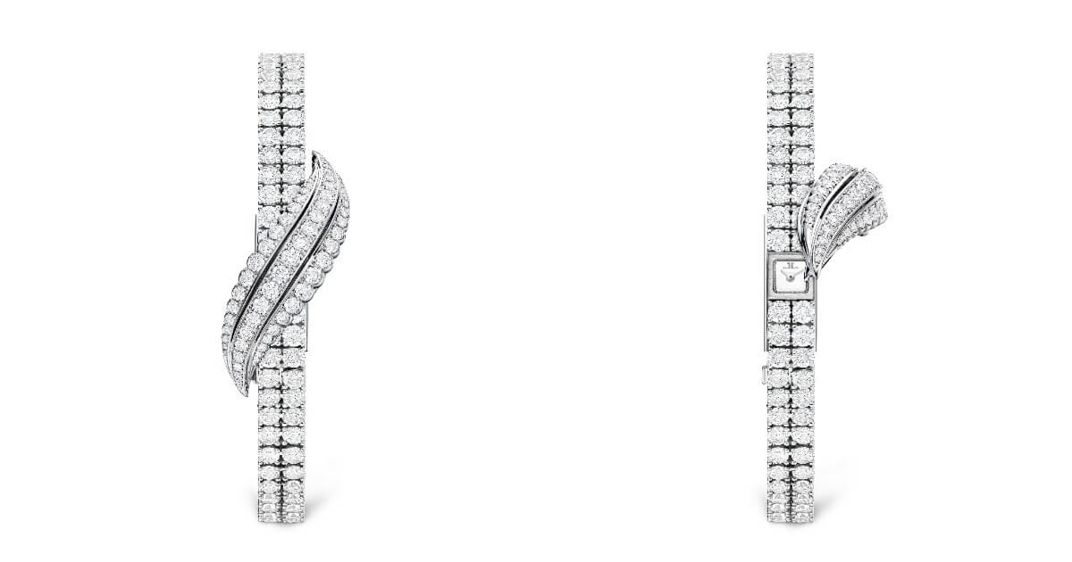 The New Jaeger-LeCoultre Joaillerie 101 Feuille Watch For Women In White Gold