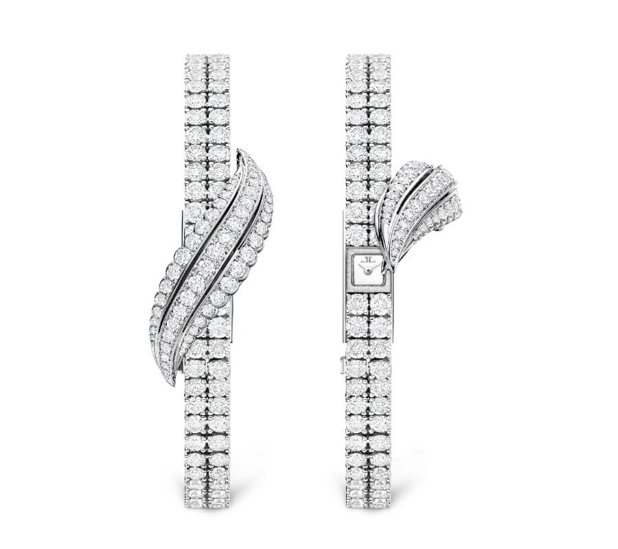 Jaeger-LeCoultre Joaillerie 101 Feuille Watch For Women In White Gold