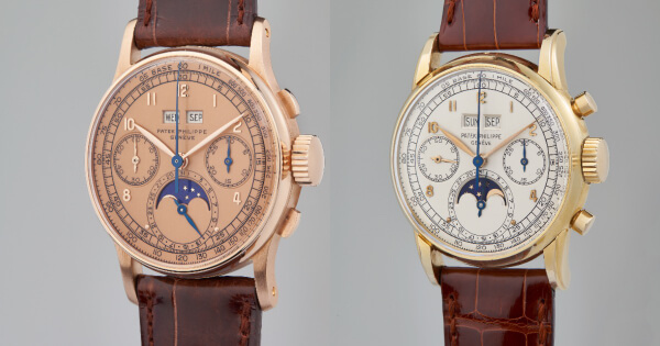 An Extremely Rare Patek Philippe Perpetual Calendar Chronograph “Pink-on-Pink” Reference 1518 and A Possibly Unique Patek Philippe Perpetual Calendar Chronograph Reference 2499