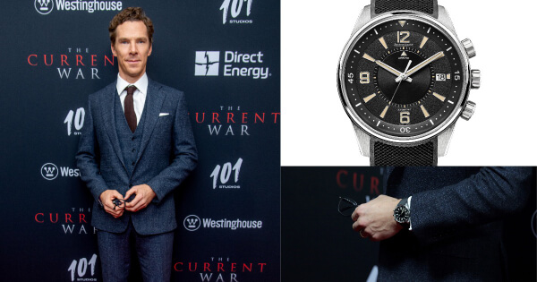 Watch Spotting: Benedict Cumberbatch and his Jaeger-LeCoultre Polaris Memovox