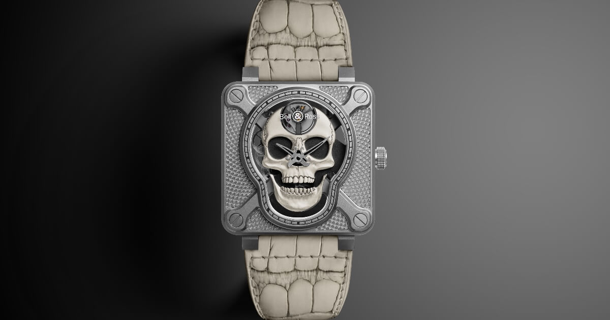 Bell & Ross BR01 Laughing Skull White (Price, Pictures and Specifications)