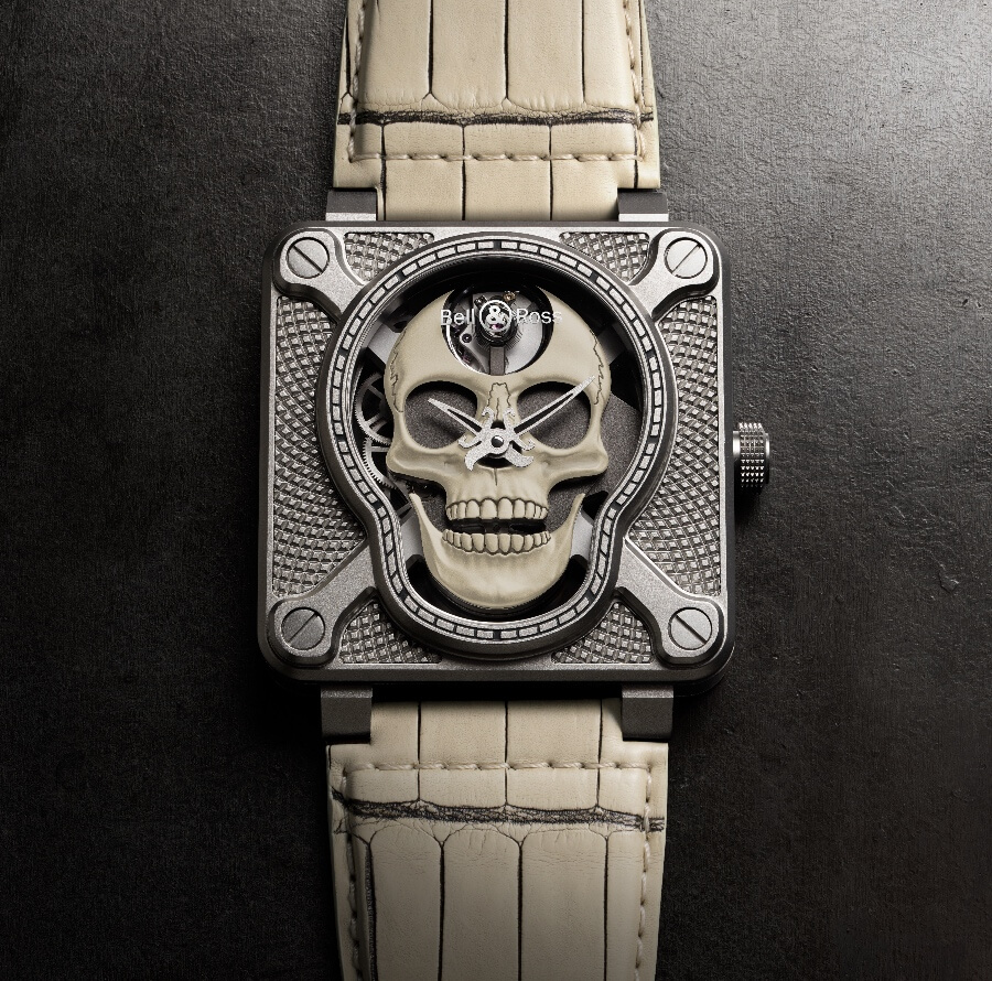 Bell & Ross BR01 Laughing Skull White Watch Review