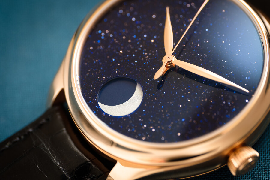 H. Moser & Cie. Endeavour Perpetual Moon Concept Aventurine Dial 