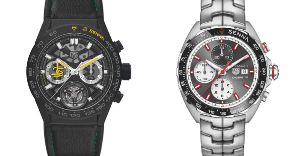 TAG Heuer Carrera Calibre Heuer 02T Ayrton Senna Special Edition 2019 and Formula 1 Calibre 16 Ayrton Senna Special Edition 2019 (Specifications and Price)