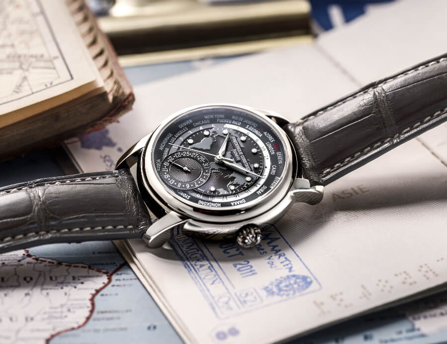 Frederique Constant Classic Worldtimer Manufacture Dark Grey Dial Watch Review