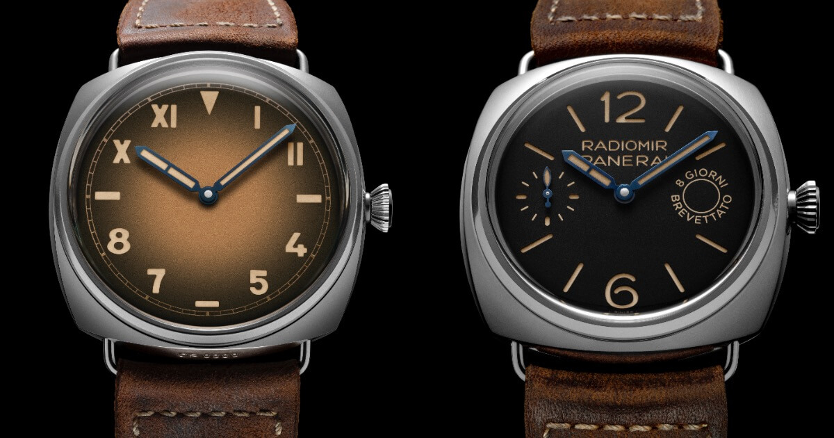 Panerai Radiomir California 47 mm (PAM00931) and Panerai Radiomir 8 Days 45 mm (PAM00992)