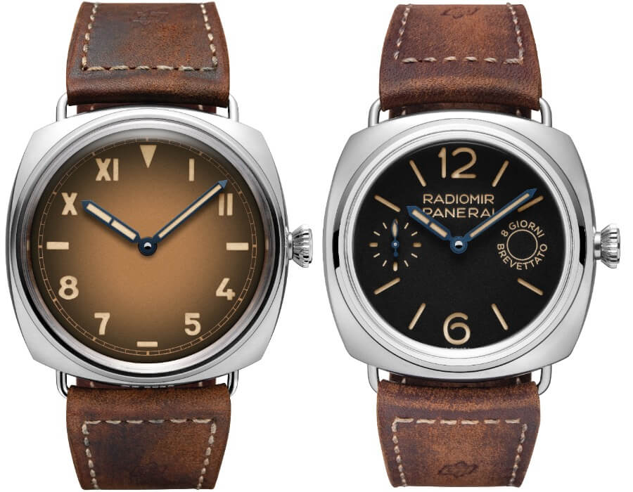 Panerai Radiomir California 47 mm (PAM00931) and Panerai Radiomir 8 Days 45 mm (PAM00992)