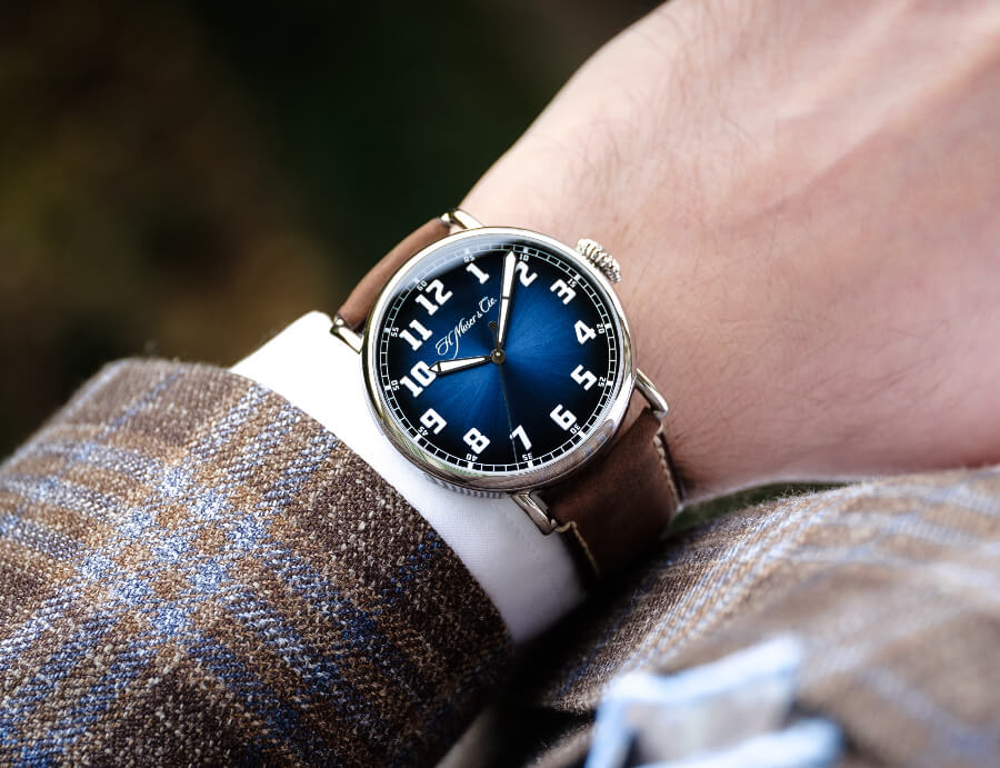 H. Moser & Cie. Heritage Centre Seconds Funky Blue Watch Review