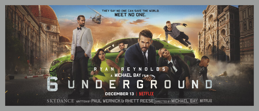 6 Underground Movie Poster