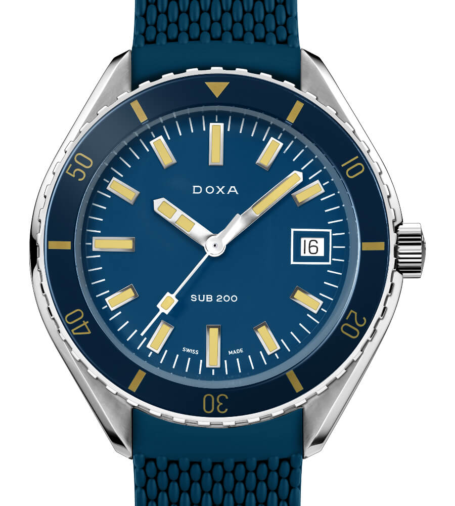 Doxa SUB 200 Rubber Strap