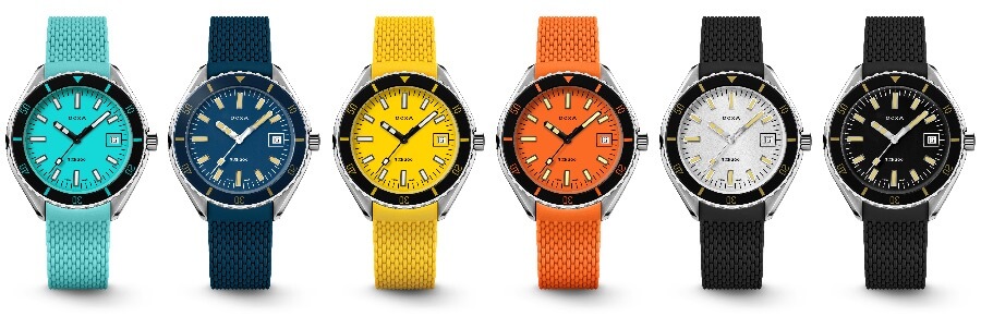 Doxa SUB 200 With FKM Rubber Strap 