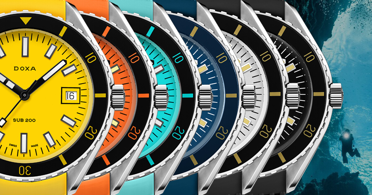 Doxa SUB 200 With FKM Rubber Strap (Price, Pictures and Specifications)