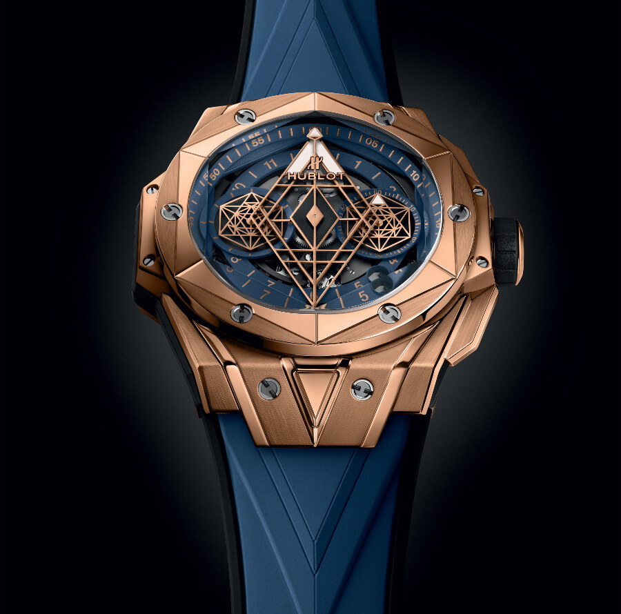 Hublot Big Bang Sang Bleu II King Gold