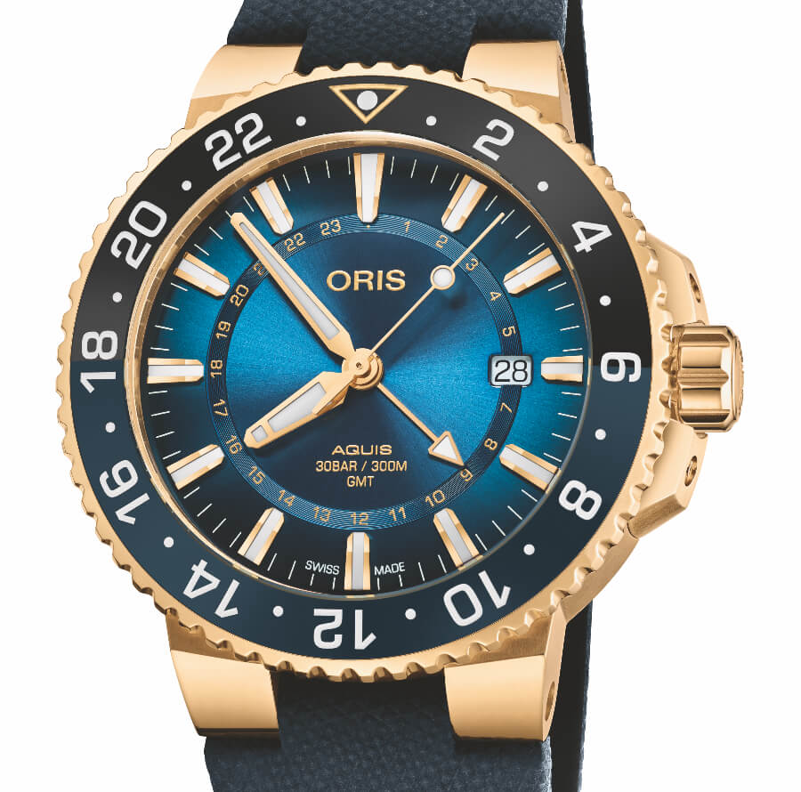 Oris Carysfort Reef Limited Edition Gold Watch 