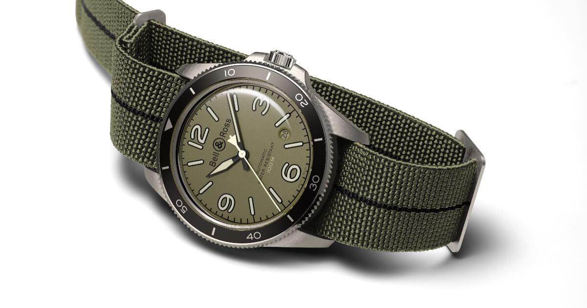 Bell & Ross BR V2-92 Military Green (Price, Pictures and Specification)