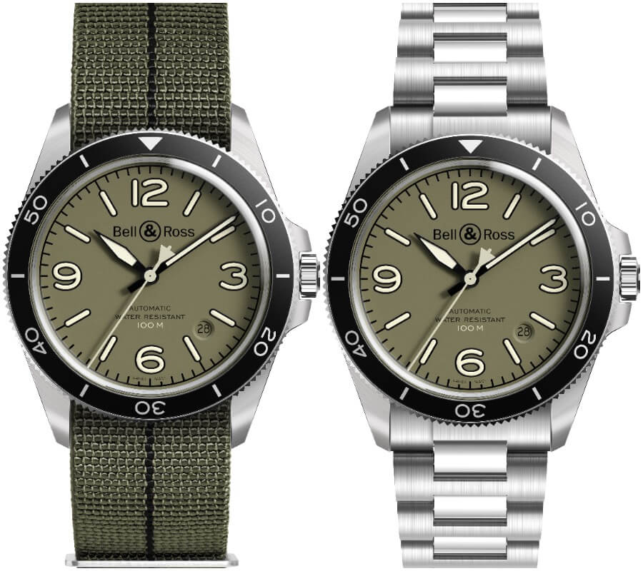 Bell & Ross BR V2-92 Military Green 