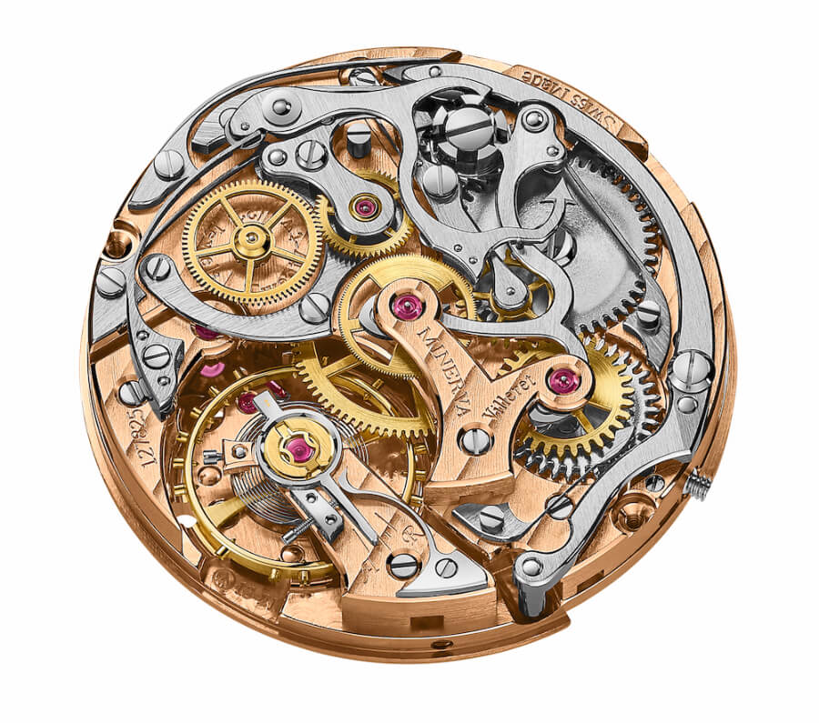 Minerva Montblanc Calibre MB M13.21 Chronograph Manual Movement