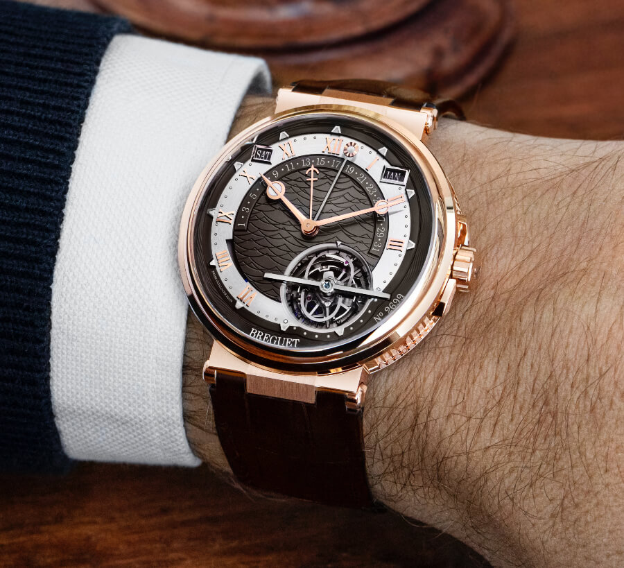 Breguet Marine Tourbillon Équation Marchante 5887 Ref. 5887BR/G2/9WV Watch Review