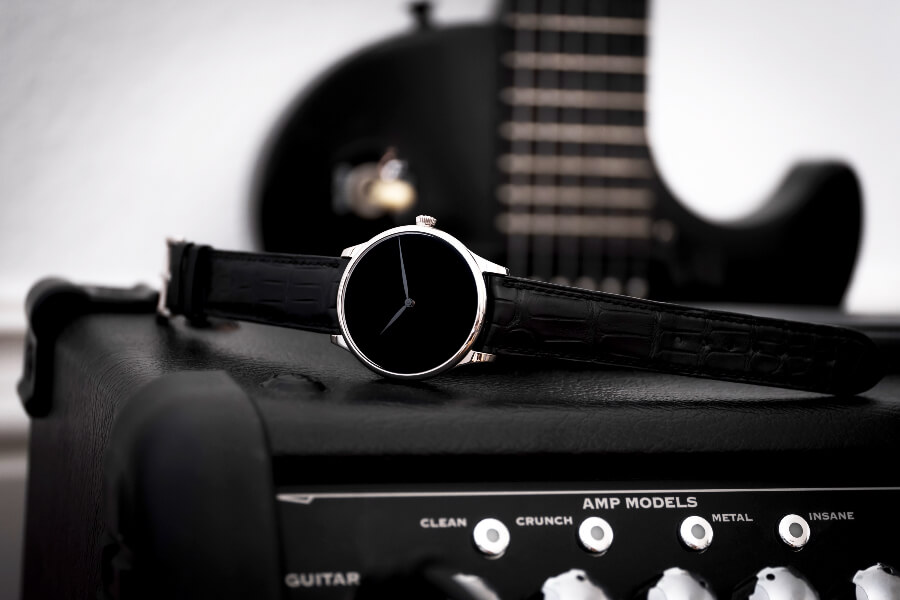 The New H. Moser & Cie. Venturer Vantablack Black Hands