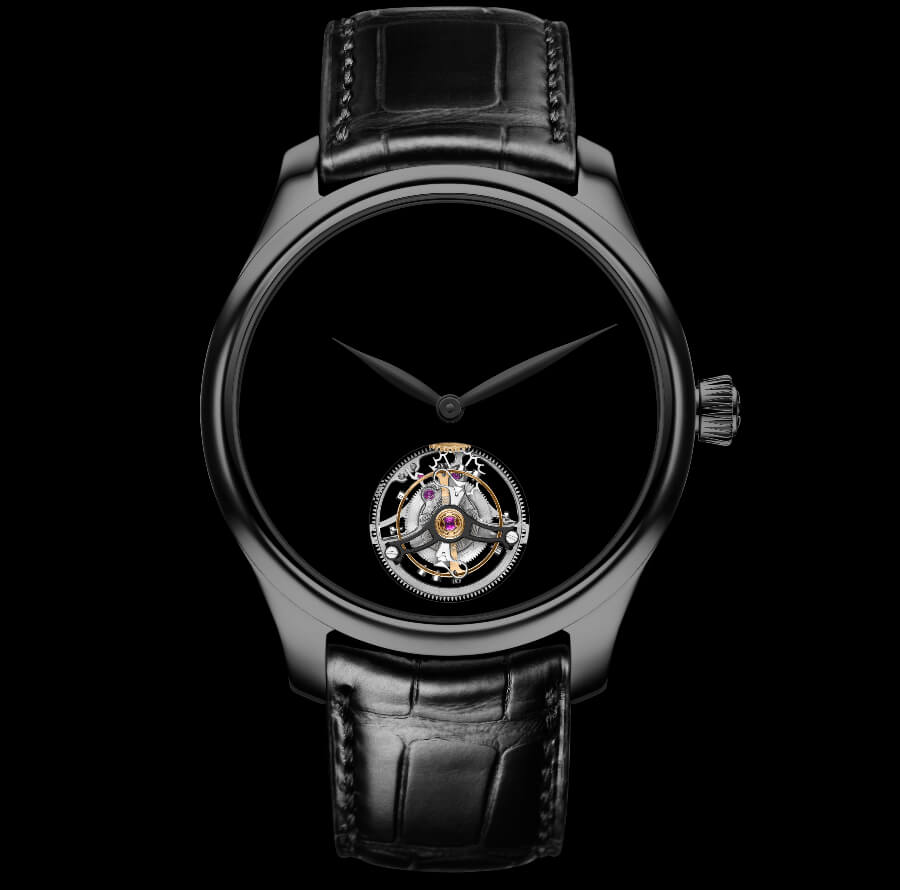 H. Moser & Cie. Endeavour Tourbillon Vantablack Black Hands Ref. 1804-1206