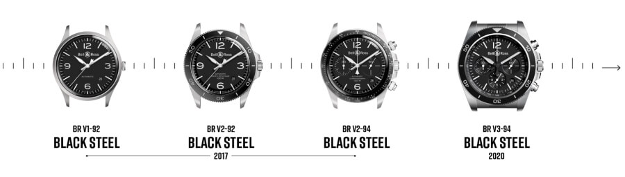 Bell & Ross BR V3-94 Black Steel Collection